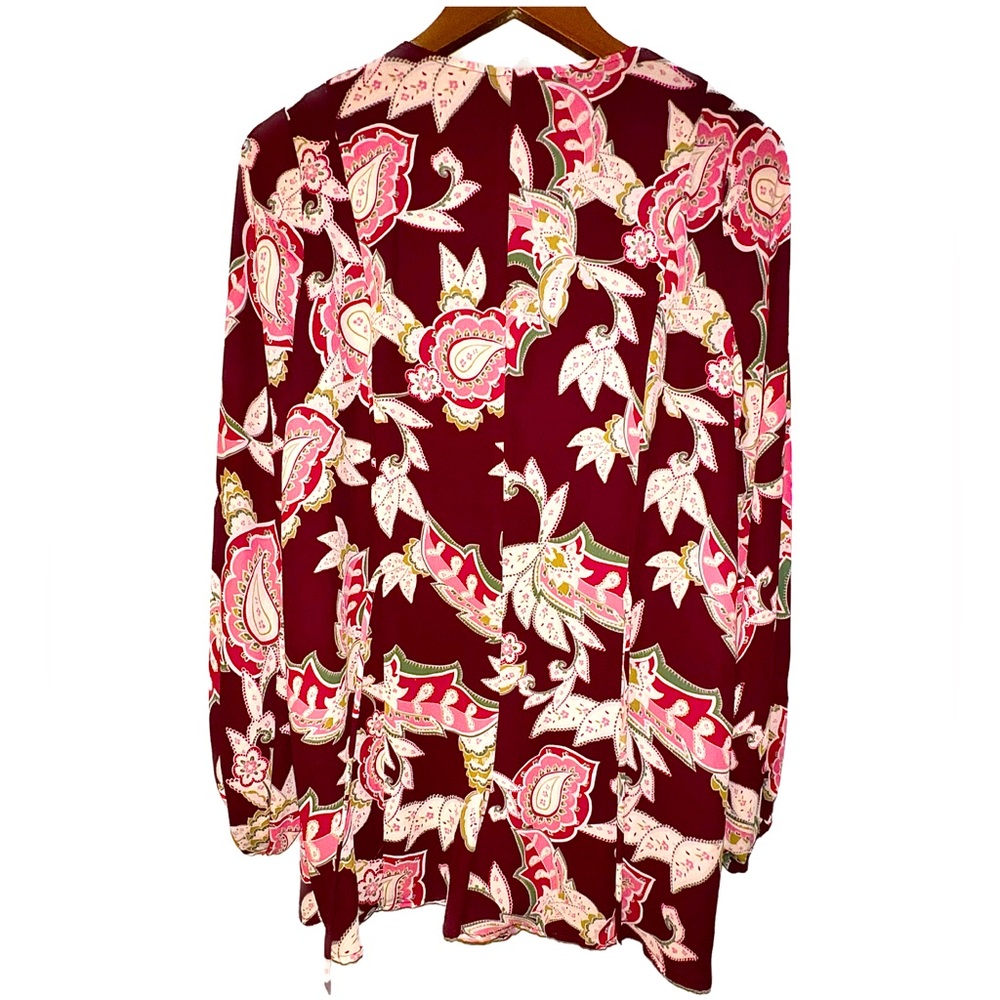 SHOW ME YOUR MUMU | Bailey Tie Back Romper for Fall | Flouncy Boho Print | Small - Picture 7 of 11